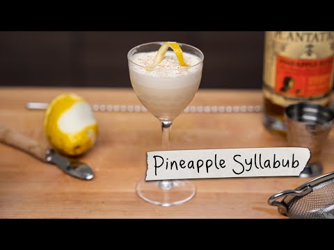 Pineapple Syllabub – The Educated Barfly