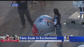 Fans Soak In Excitement In Houston Ahead Of Super Bowl