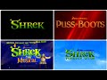 All Shrek Trailer Logos 2001 2022