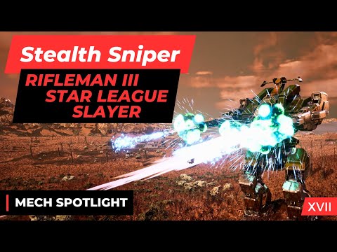 Quad Gauss Stealth Sniper - Rifleman III Star League Slayer From YAISM - MW5 MECH SPOTLIGHT
