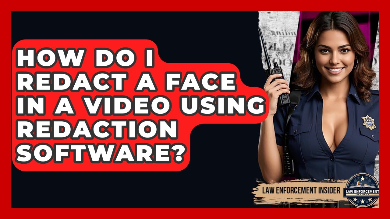 How Do I Redact A Face In A Video Using Redaction Software? - Law Enforcement Insider
