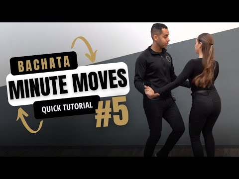 Bachata Minute Moves - Bachata Forward & Back Basic - Demetrio & Nicole - Bachata Dance Academy