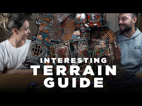 How to paint tabletop terrain:  FAST & MAKE IT POP theory and tutorial on 40k Killteam Octarius box