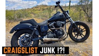 Craigslist Junk Buying Used Harley Davidson Street Bob on Craigslist 1st Ride Impressions Club Dyna