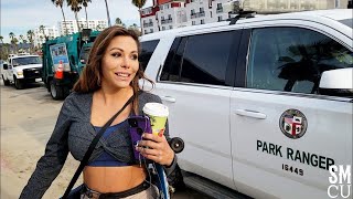 Looking for Daisy and meeting up with GIV on Venice Beach