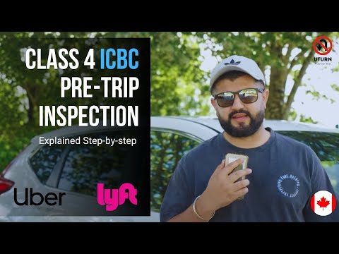 Class 4 ICBC Pre-Trip Inspection with English Subtitles | Uber & Lyft