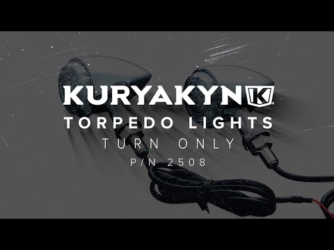 24FP-KURYAKYN-2509 Torpedo Light - Black/Red - ECE