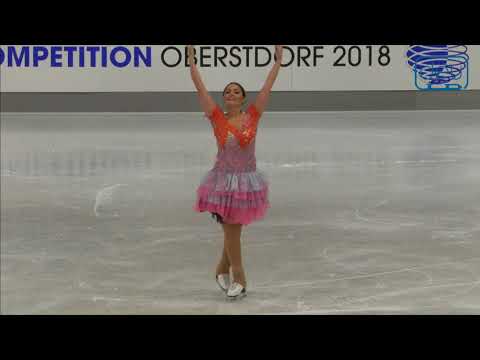 Carola Cavalli Oberstdorf 2018. Bronze Ladies I Artistic. 3d place