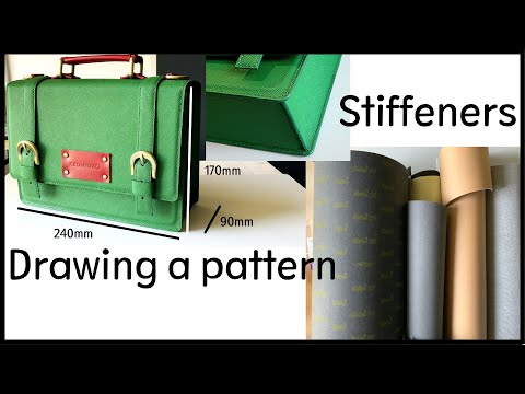 How to draw pattern / Stiffeners choice / Making a satchel bag