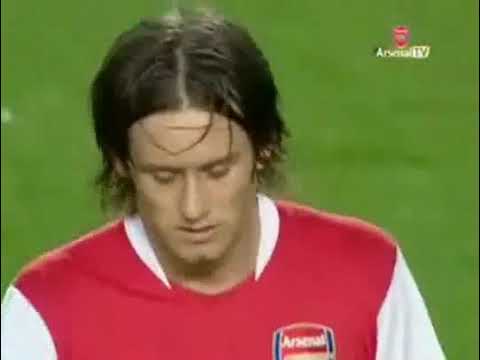 Arsenal Vs Sparta Prague 2007-08 Champions League Highlights