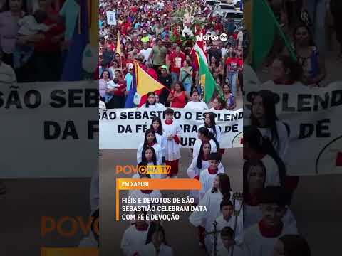 FIÉIS E DEVOTOS DE SÃO SEBASTIÃO CELEBRAM DATA COM FÉ E DEVOÇÃO