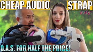 This Cheap AUDIO STRAP for Quest 2 sounds GREAT! FIVE to give away!