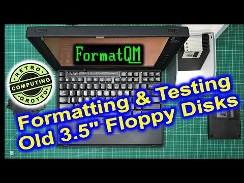 Formatting and Testing Old 3.5" Floppy Disks