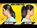 How To Tie A Voluminous Ponytail In Just 2 Min English Subtitles Keerthi S Katalog