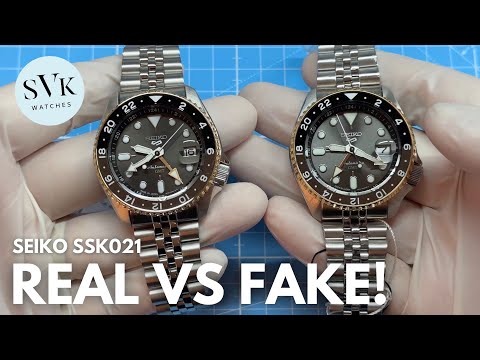 REAL vs FAKE SSK021 - Seiko 5 Sports GMT Scam!