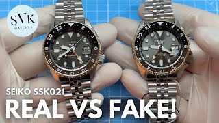 REAL vs FAKE SSK021 - Seiko 5 Sports GMT Scam!