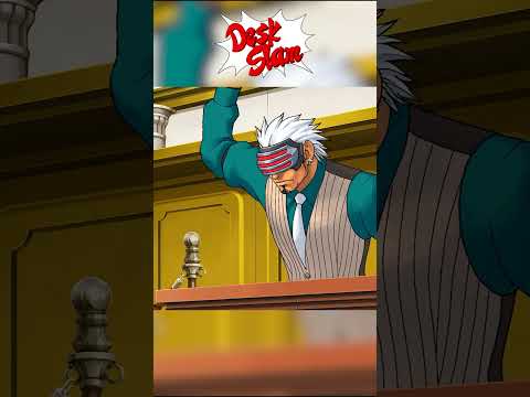 Ranking Ace Attorney Desk Slams Pt.1 #aceattorney #shorts