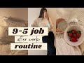 PRODUCTIVE EVENING ROUTINE | 9-5 after work routine | how to reset after work