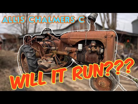 WILL IT RUN??? Forgotten NEGLECTED ALLIS CHALMERS model C