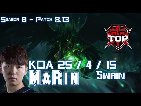 TOP MaRin SWAIN vs XAYAH Bot Lane - Patch 8.13 KR Ranked