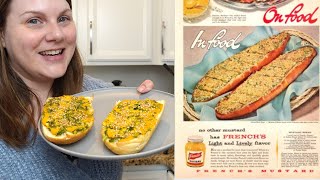 1957 French's MUSTARD BREAD recipe - I tried it! and it was...something.