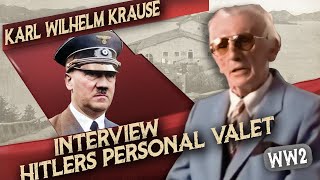 Interview: Karl Wilhelm Krause - Hitlers Bodyguard and personal valet - WW2 Documentary