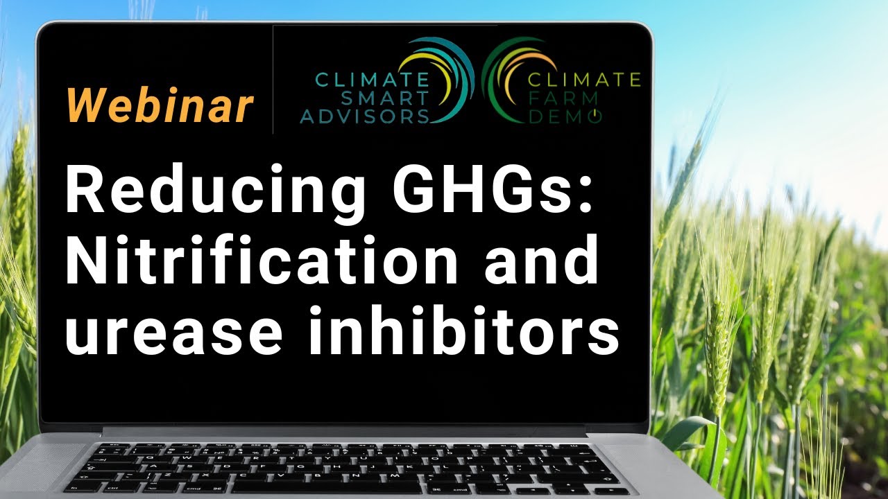 Reducing GHGs associated with N fertiliser using nitrification and urease inhibitors - Webinar