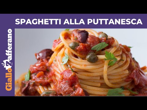 PASTA PUTTANESCA: authentic Italian recipe