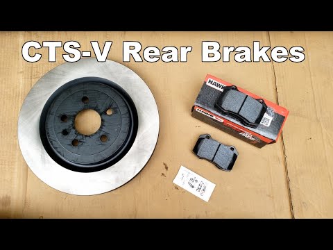 Backyard Chevy - How to Replace Cadillac CTS-V Rear Brake Pads and Rotors - Brembo Brakes
