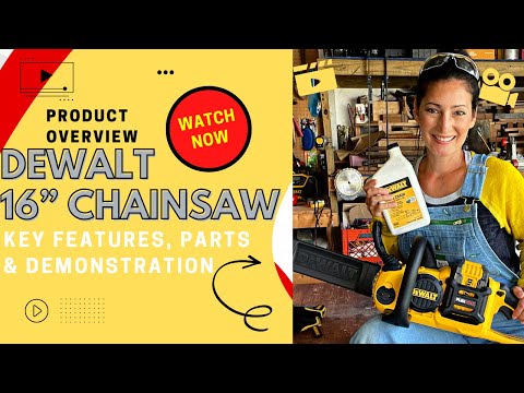 DeWalt 60v FLEXVOLT 16” Cordless Chainsaw DCCS670 OVERVIEW Review