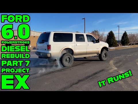Ford 6.0 Powerstoke Diesel Rebuild Part 7 Project EX