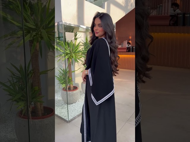 عبايات شتوية كلوش بالسدو الابيض