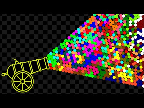 Deadly Shooting! - Proliferation & Survival Marble Race in Algodoo | 3 |