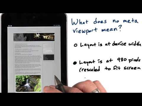 Blog layout Mobile Web Development