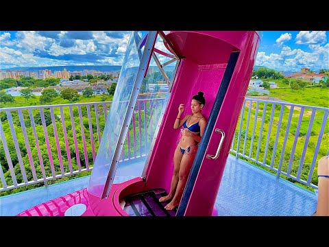 diRoma Acqua Park - Rocket Free fall Water Slide