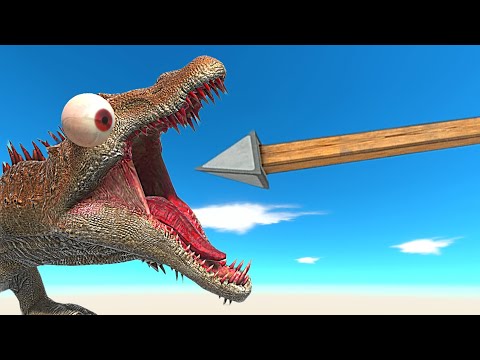 Dinosaurs Race - Who Can Avoid The Deadly Ballista? - Animal Revolt Battle Simulator
