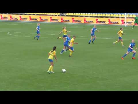 KVC Westerlo Ladies - KRC Genk Ladies on 11.10.2025: a header from the home team