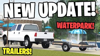 THE NEW GREENVILLE UPDATE IS HERE! (TRAILERS/WATERPARK!) - Roblox Greenville