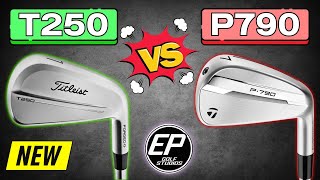 WHICH IS BEST?! Titleist T250 vs Taylormade P790 - Players Distance Battle (WITH MISHITS!)