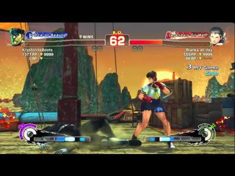 SSF4 AE XBL - KryptoniteBoots (BI) vs Blanka all day (SK)