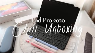 Unboxing iPad Pro 2020 + Apple Pencil + Accessories 📱🤍 | Kiara Lo