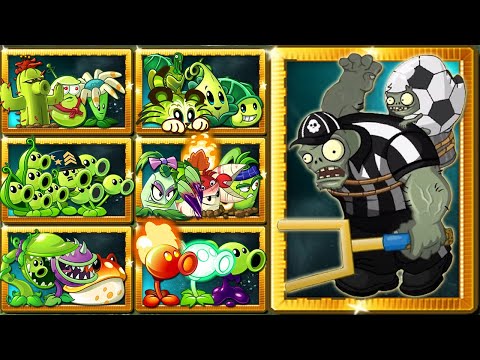 PvZ 2 Random Team Plants Vs 10 Sportzball Gargantuar Lv 10 - Which Team Will Win?