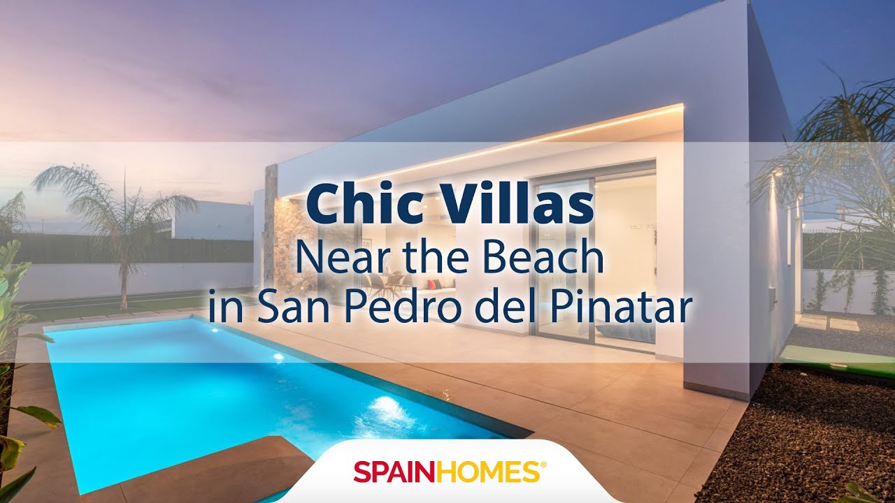 Villas elegantes cerca de la playa en San Pedro del Pinatar