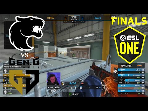 FINALS | BnTeT INDO GOD! Team Gen.G vs Furia | ESL One ROAD TO RIO MAJOR (HIGHLIGHTS)