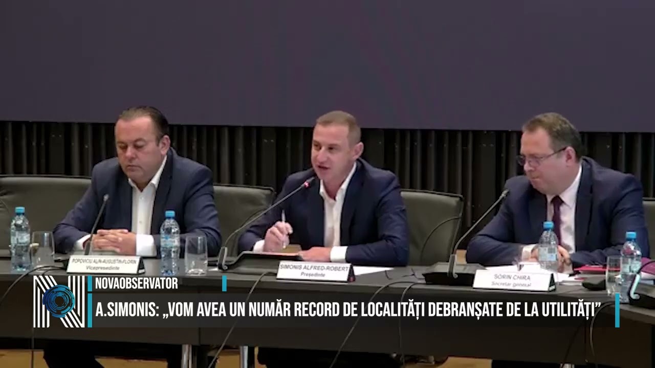A.Simonis: „Vom avea un număr record de localități debranșate de la utilități”