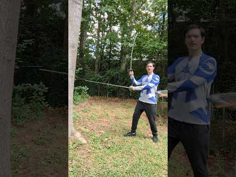 Thrusting with Curved Swords