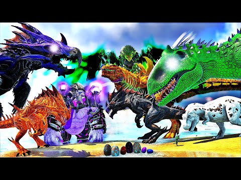 SOBREVIVI 1000 DIAS DOMANDO BOSS E EVOLUINDO DINOSSAUROS PARA ME VINGAR! (ARK SURVIVAL SUPER MODS)