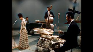 Max Roach Quartet &amp; Abbey Lincoln,  BRT TV Studio, Schaarbeek, Belgium, January 10, 1964 (Colorized)