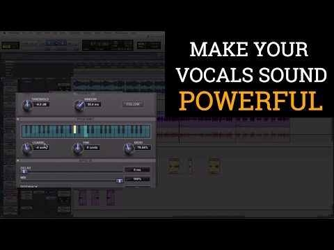 Make Your Vocals Sound Powerful - Using Pitch Shift and Stereo Spread