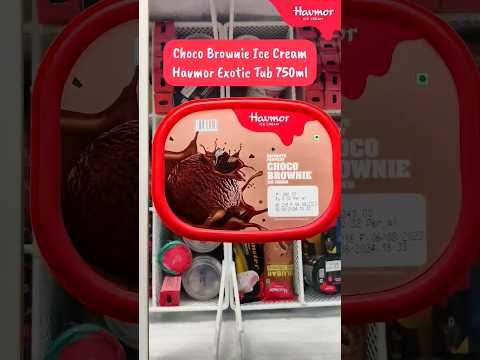 Choco Brownie Ice Cream | Havmor Ice Cream | Exotic Flavour | Family Pack #shorts #havmor #icecream